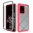 thumbnail image 1 of Dteck Case for Samsung Galaxy S20 6.2 inch, Shockproof Rubber Case Transparent Hard PC Back Phone Protective Slim Cover (Without Built-in Screen Protector) ,Red, 1 of 1