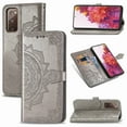 thumbnail image 1 of Dteck Case for Samsung Galaxy S20 FE(6.5 inches),Flower Patterned Magnetic Leather Wallet Card Holder Flip Cover Protective Shockproof Kickstand S20 FE 5G Phone Case ,Gray, 1 of 5