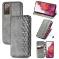 thumbnail image 1 of Dteck Case for Samsung Galaxy S20 FE(6.5 inches),Luxury Magnetic Leather Wallet Card Holder Flip Cover Protective Shockproof Kickstand S20 FE 5G Phone Case ,Gray, 1 of 7