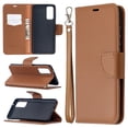 thumbnail image 1 of Dteck Case for Samsung Galaxy S20 FE(6.5 inches),Magnetic Leather Wallet Card Holder Flip Strap Cover Protective Shockproof Kickstand S20 FE 5G Phone Case ,Brown, 1 of 5