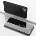 thumbnail image 1 of Dteck Case for Samsung Galaxy S20 FE (6.5 inches),Slim Flip Smart Shockproof Clear View Mirror Stand Case Hybrid Hard PC Protective S20 FE 5G Phone Cover,Black, 1 of 5