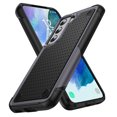 thumbnail image 1 of Dteck Case for Samsung Galaxy S21 FE 5G,Dual Layer Protective Heavy Duty Cover Shockproof Rugged with Non Slip Textured Back Military Protection Bumper Tough Case,Gray, 1 of 8