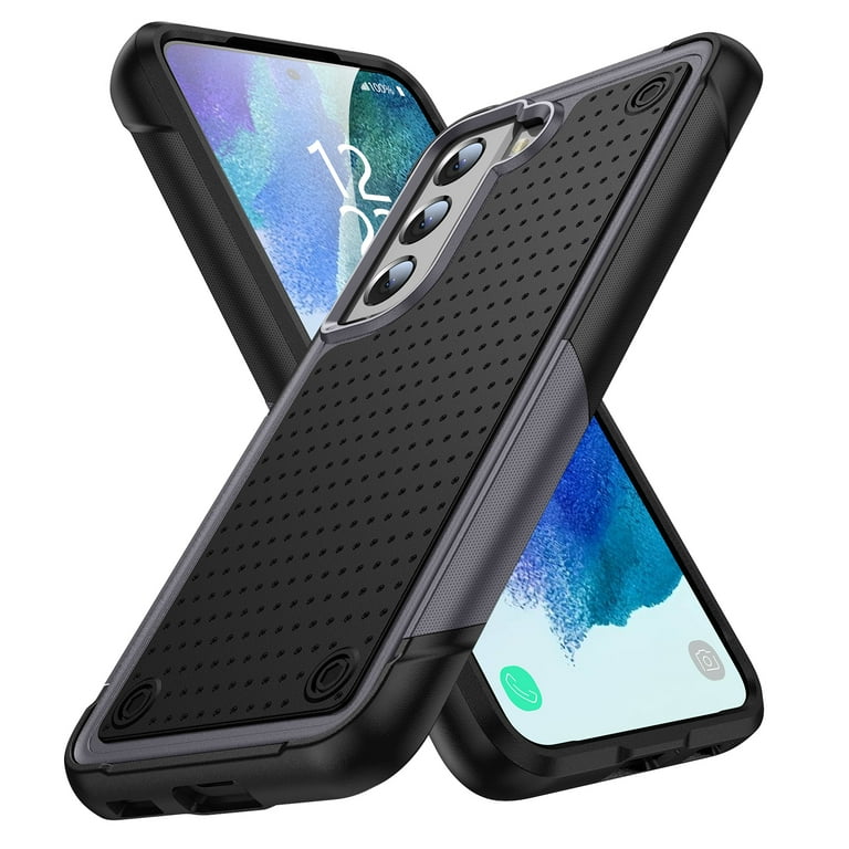 Dteck Case for Samsung Galaxy S21 FE 5G,Dual Layer Protective