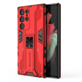 thumbnail image 1 of Dteck Case for Samsung Galaxy S22 Ultra, Protective Case Military Grade Drop Proof Protection Mobile Phone Cover with Kickstand Rugged Shockproof TPU Sturdy Phone Bumper, Red, 1 of 1