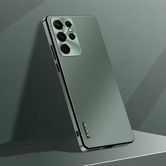 Dteck Case for Samsung Galaxy S22 Ultra,Shockproof Metal Aluminum Camera Cover Anti-scratch Slim Lightweight Hybrid Luxury Case for Samsung Galaxy S22 Ultra 5G,Darkblue