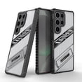 thumbnail image 1 of Dteck Case for Samsung Galaxy S23 FE with Built-in Invisible Bracket, Shockproof Anti-Fall Hybrid Non-Slip PC + TPU Dual Layer Protective Cover, Grayblack, 1 of 7