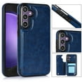 thumbnail image 1 of Dteck Case for Samsung Galaxy S23 FE,Magnetic Durable Leather Case Card Slots Shockproof Rubber Kickstand Back Wallet Cover for Galaxy S23 FE,Darkblue, 1 of 9