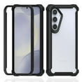 thumbnail image 1 of Dteck Case for Samsung Galaxy S23 FE,Shockproof Dual-Layer Protection Silicone+PC Case Heavy Duty Rugged Crystal Clear Back Cover for Samsung Galaxy S23 FE,Black, 1 of 2