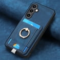 thumbnail image 1 of Dteck Case for Samsung Galaxy S23 FE with Stand,2 in 1 Detachable Magnetic Leather Card Slot Wallet Case Ring Holder Kickstand Protective Shockproof Back Cover for Galaxy S23 FE,Blue, 1 of 11