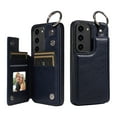 thumbnail image 1 of Dteck Case for Samsung Galaxy S23 Plus,Magnetic Clasp Luxury PU Leather Card Slots Stand Durable Shockproof Case Back Wallet Flip Cover with Ring Buckle Cover for Galaxy S23 Plus,Black, 1 of 10