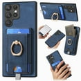 thumbnail image 1 of Dteck Case for Samsung Galaxy S23 Ultra with Stand,2 in 1 Detachable Magnetic Leather Card Slot Wallet Case Ring Holder Kickstand Protective Shockproof Back Cover for Galaxy S23 Ultra,Blue, 1 of 10