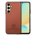 thumbnail image 1 of Dteck Case for Samsung Galaxy S24 FE,Slim Premium Canvas Grain PU Leather,Soft TPU Bumper,Non-Slip Anti-Scratch Shock-Absorbent,Protective Phone Cover for Samsung Galaxy S24 FE,Brown, 1 of 8