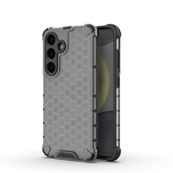Dteck Case for Samsung Galaxy S25, Shockproof TPU Lining Pattern Phone Case, Four-Corner Protection and Anti-Fall Protection Soft TPU Rubber Phone Cover for Samsung Galaxy S25 , Black