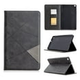thumbnail image 1 of Dteck Case for Samsung Galaxy Tab A 8.0" SM-T290 (2019 Released), Luxury Leather Rhombus Patterned Wallet Card Holder Cover Folio Protective Kickstand Cover,Black, 1 of 5