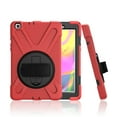 thumbnail image 1 of Dteck Case For Samsung Galaxy Tab A 8.0 SM-T290 T295 (2019 Released), Shockproof Armor Heavy Duty Drop Protection Shield Cover Kickstand Handstrap Palmstrap Rubber Hard Case 8 inches,Red, 1 of 7