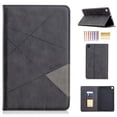 thumbnail image 1 of Dteck Case for Samsung Galaxy Tab A 8.4" SM-T307 (2020 Released), Luxury Leather Rhombus Patterned Wallet Card Holder Cover Folio Protective Kickstand Cover,Black, 1 of 5