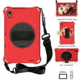 thumbnail image 1 of Dteck Case for Samsung Galaxy Tab A 8.4-inch T307 (2020 Released) ,Shockproof Rubber Hybrid EVA Protection Hand /Shoulder Strap Hard Kickstand Back Cover,Red+Black, 1 of 6