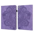thumbnail image 1 of Dteck Case for Samsung Galaxy Tab A7 10.4" SM-T500 T505 (2020 Released) 10.4-inch,Hybrid Flower PU Leather Patterned Card Holder Wallet Folio Rubber Kickstand Cover with Elastic Band,Purple, 1 of 8