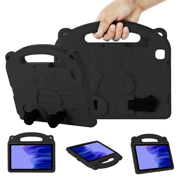 Dteck Case for Samsung Galaxy Tab A7 10.4" SM-T500 T505 2020 Released 10.4-inch,Shockproof Kids Safe Handle Stand Case EVA Foam Protective Cover(Without Built-in Screen Protector),Black