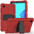 thumbnail image 1 of Dteck Case for Samsung Galaxy Tab A7 Lite 2021 8.7 inch SM-T225/T220, Hybrid Rugged Heavy Duty 3 in 1 TPU + PC Combo 3 Layer Shockproof Protective Cover Case with Kickstand -#12 Red/Black, 1 of 8