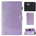 thumbnail image 1 of Dteck Case for Samsung Galaxy Tab A7 Lite 8.7-inch SM-T220 T225 (2021),Magnetic Bling Glitter Card Holder Wallet Case PU Leather Kickstand Hybrid Rubber Folio Protective Cover,Purple, 1 of 7
