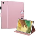 thumbnail image 1 of Dteck Case for Samsung Galaxy Tab A7 Lite 8.7-inch SM-T220 T225 (2021),Magnetic Card Holder Wallet Case PU Leather Kickstand Shockproof Hybrid Rubber Folio Protective Cover,Rosegold, 1 of 8