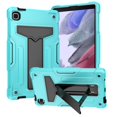 thumbnail image 1 of Dteck Case for Samsung Galaxy Tab A7 Lite 8.7-inch SM-T220 T225 (2021 Released),Shockproof Armor 3 Layer Protection Hybrid Rubber Hard PC Back Kickstand Cover,Mint+Black, 1 of 4