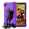 thumbnail image 1 of Dteck Case for Samsung Galaxy Tab A7 Lite 8.7-inch T220 T225,Heavy Duty 3-Layer Protection Rotating Stand Case Shockproof Armor Hard Cover with Shoulder Strap for Galaxy Tab A7 Lite 8.7-inch,Purple, 1 of 7