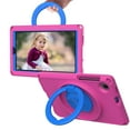 thumbnail image 1 of Dteck Case for Samsung Galaxy Tab A7 Lite 8.7 inch T220 T225,Shockproof Rugged Kids Friendly EVA Case Hand Grip 360° Rotating Kickstand Washable Tablet Cover,Rose, 1 of 5