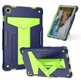 thumbnail image 1 of Dteck Case for Samsung Galaxy Tab A9+ 11”, Heavy Duty Shockproof Rugged Protective Case with Kickstand for Samsung Galaxy Tab A9+ / A9 Plus 11” 2023 (SM-X210/X216/X218),Navy Green, 1 of 5