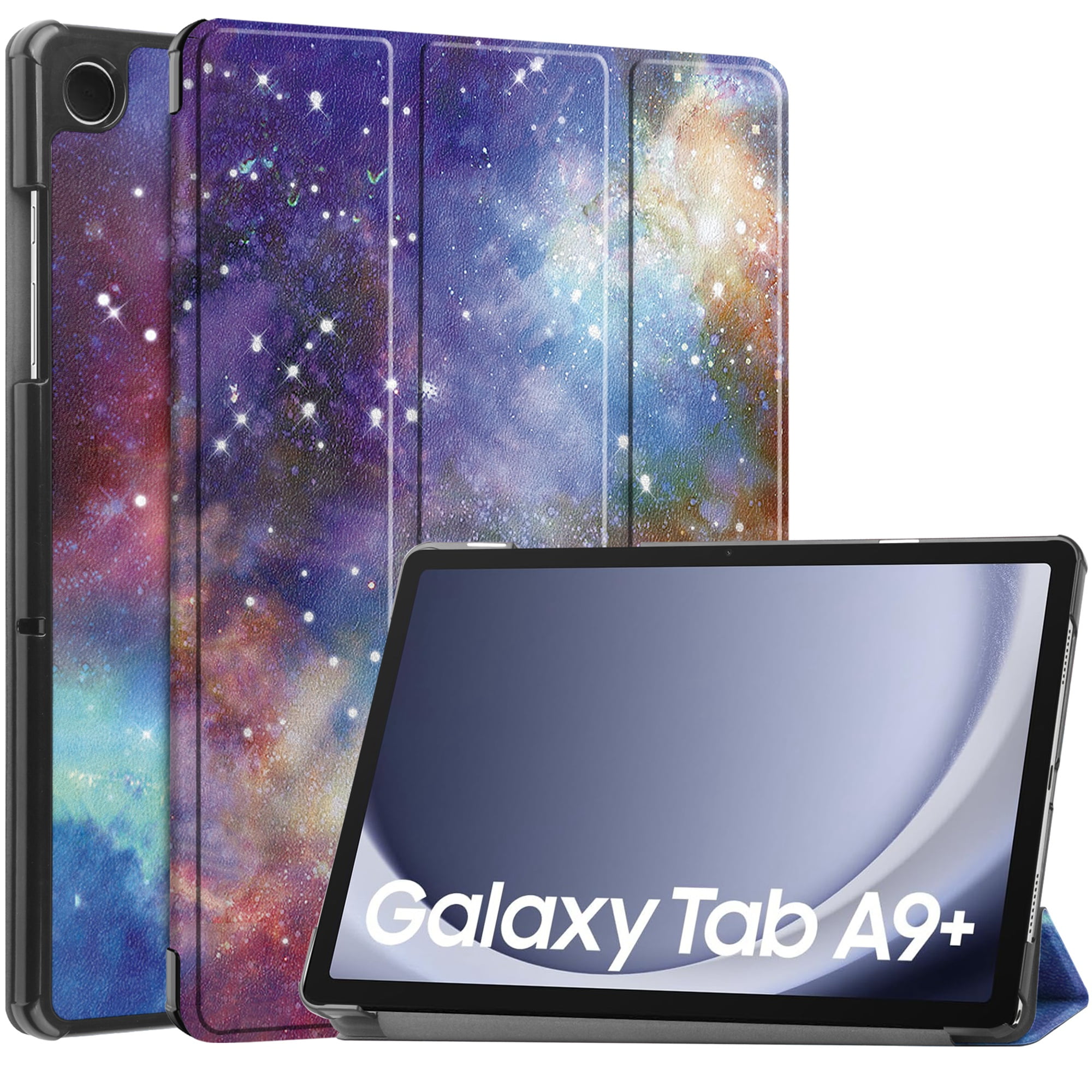 Dteck For Samsung Galaxy Tab S10 Ultra 14.6" 2024 Case, Protective Tri-Fold Cover And S Pen Holder, Auto Wake/Sleep, Black