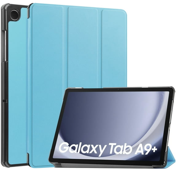 Dteck Case for Samsung Galaxy Tab A9 2023, Slim Stand Hard Back Shell Protective Smart Cover with Auto Sleep Wake for Samsung Galaxy Tab A9 8.7 Inch Tablet,Light Blue