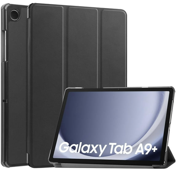 Dteck Case for Samsung Galaxy Tab A9 Plus 2023, Slim Stand Hard Back Shell Protective Smart Cover with Auto Sleep Wake for Samsung Galaxy Tab A9 Plus 11 Inch Tablet,Black