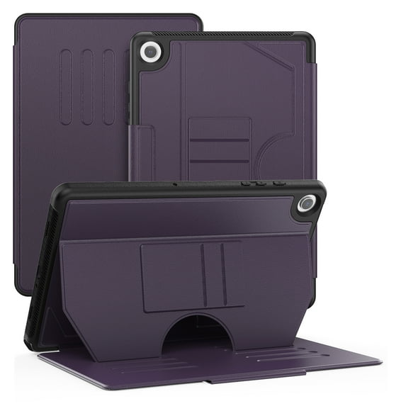 Dteck Case for Samsung Galaxy Tab A9 Plus / A9+ 2023 (SM-X210/X216/X218),Slim Protective Case,Card Holder & Convenient Magnetic Stand & Sleep/Wake Cover for Tab A9 Plus 11 Inch,Purple