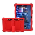 thumbnail image 1 of Dteck Case for Samsung Galaxy Tab S7 (T870/T875/T876B)/Tab S8 (X700/X706)/Tab S9 (X710/X716B)/Tab S9FE (X510/X516B),Shockproof Soft Silicone Case Kickstand Rubber Shell Protective Cover,Red, 1 of 6