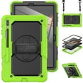 thumbnail image 1 of Dteck Case for Samsung Galaxy Tab S8 Plus 12.4 inch 2022 / S7 FE 12.4 inch 2021 & Tab S7 Plus 12.4" 2020 Tablet with Rotatable Kickstand&Hand Strap&Shoulder Strap&Screen Protector Case,Green, 1 of 8