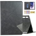 thumbnail image 1 of Dteck Case for Samsung Galaxy Tab S9 11 Inch 2023, Galaxy Tab S9 / S8 / S7 Case with Credit Card Slots, Multi-Angle Stand Folio Shockproof Cover,Black, 1 of 5