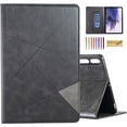 thumbnail image 1 of Dteck Case for Samsung Galaxy Tab S9 Plus 12.4 Inch 2023, Galaxy Tab S8 Plus / Tab S7 FE / Tab S7 Plus Case with Credit Card Slots, Multi-Angle Stand Folio Shockproof Cover,Black, 1 of 5
