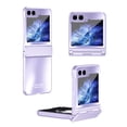 thumbnail image 1 of Dteck Case for Samsung Galaxy Z Flip 5 ,Luxury Plating Phone Case Hinge Protection Slim Hard PC Shockproof Slim Protective Cover for Samsung Galaxy Z Flip 5,Purple, 1 of 7