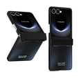 thumbnail image 1 of Dteck Case for Samsung Galaxy Z Flip 7 ,Luxury Plating Phone Case Hinge Protection Slim Hard PC Shockproof Slim Protective Cover for Samsung Galaxy Z Flip 7,Black, 1 of 7