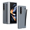 thumbnail image 1 of Dteck Case for Samsung Galaxy Z Fold 3 with Slim S Pen,Luxury PC Case Built-in Front Screen Protector Full Body Protective Cover for Galaxy Z Fold 3 5G,Gray, 1 of 8