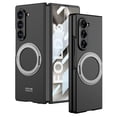 thumbnail image 1 of Dteck Case for Samsung Galaxy Z Fold 6, Built-in Front Screen Protector Case with Magnetic Ring Holder Compatible with Magsafe Hard PC Protective Cover,Black, 1 of 7