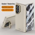 thumbnail image 1 of Dteck Case for Samsung Galaxy Z Fold 6, Built-in Screen Protector Case Hinge Protection Hard PC Cover with Metal Folding Lens Stand for Galaxy Z Fold 6 5G,Lightgray, 1 of 6