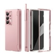 thumbnail image 1 of Dteck Case for Samsung Galaxy Z Fold 7 2025,4-in-1 Magnetic Hinge Protection Case with Lens Protection, S Pen Holder with Stylus, Built-in Screen Protector for Samsung Z Fold7, Pink, 1 of 7