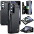 thumbnail image 1 of Dteck Case for Samsung Galaxy Z Fold  7,Magnetic PU Leather Card Slots Wallet Case with RFID Blocking Shockproof Protective Stand Phone Cover for Women Men,Black, 1 of 7