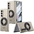 thumbnail image 1 of Dteck Case for Samsung Galaxy Z Fold 7,Magnetic Ring Holder Kickstand Shockproof PC Built-in Front Screen Protector Mag Safe Cover for Galaxy Z Fold 7 5G,Titaniumgray, 1 of 8