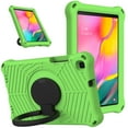 thumbnail image 1 of Dteck Case for Samsung Tab A 8.0 SM-T290/T295 2019, Kids Friendly EVA Rugged Shell Foldable Kickstand 360 Degree Rotayable Versatile Hand-full Ring Shockproof Anti-drop Lightweight Case , Green, 1 of 10