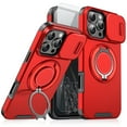 thumbnail image 1 of Dteck Case with Screen Protector for iPhone 11 Pro Max,Magnetic Stand TPU+PC Case with Camera Cover Military Grade Protective Shockproof Case for iPhone 11 Pro Max ,Red, 1 of 9