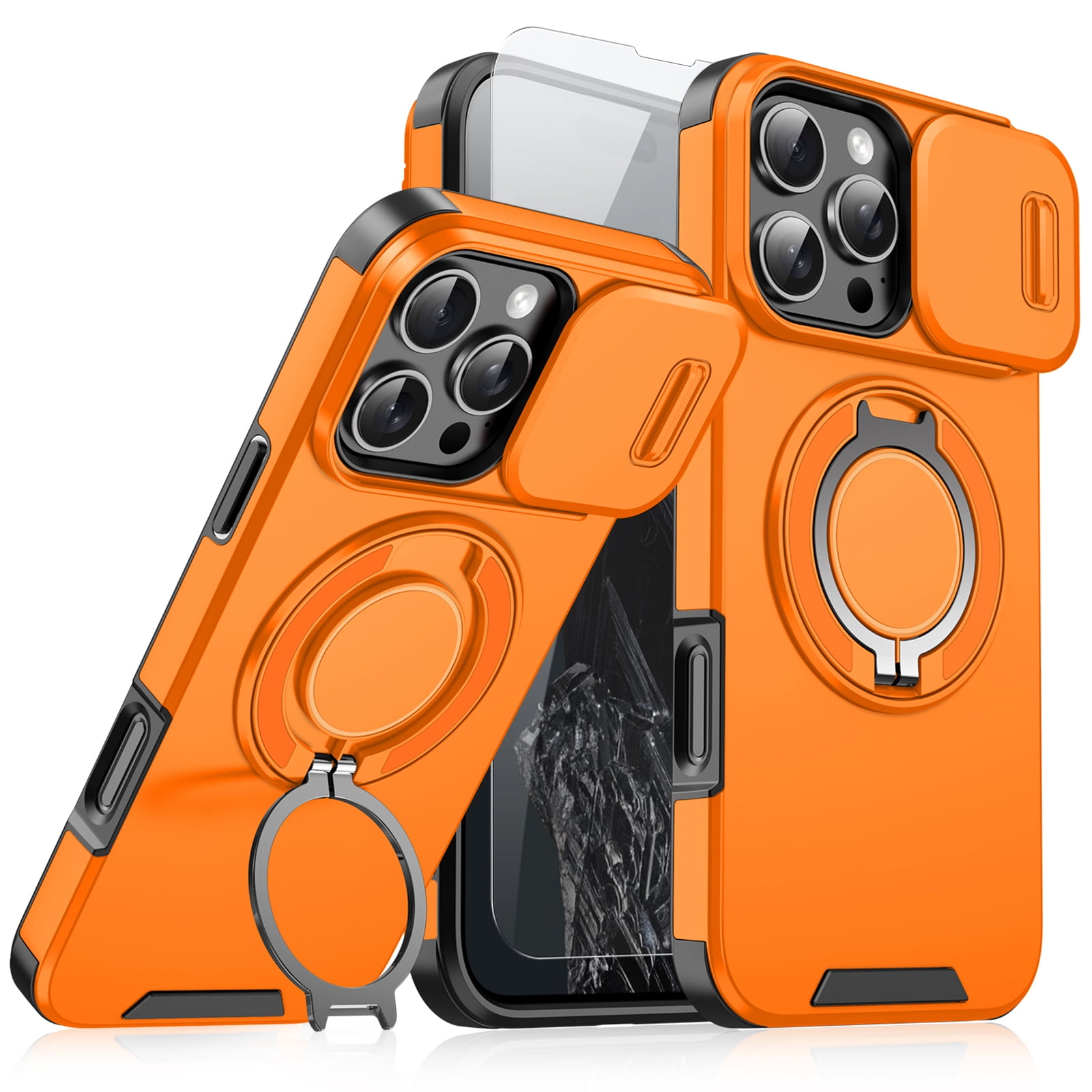 Dteck Case with Screen Protector for iPhone 13 Pro Max,Magnetic Stand ...