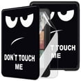 thumbnail image 1 of Dteck Case with Soft Screen Protector for Kindle Paperwhite 12th Generation 7 inch 2024,Slim PU Leather Case Folio Auto Wake/Sleep Full Body Cover for Kindle Colorsoft Signature Edition,Eyes, 1 of 8